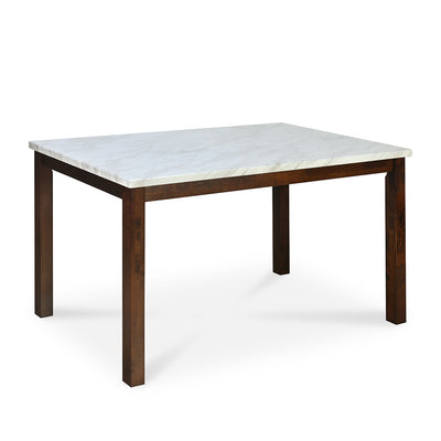 Roxbury 4 Seater Dining Table (Marble White)