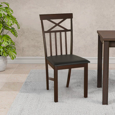 Ridge Dining Chair (Dark Cappucino)