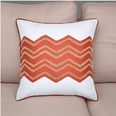 Amelia Rust Throw Pillow