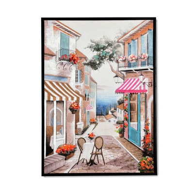 3D Tuscany Art Canvas Wall Painting (Multicolor)