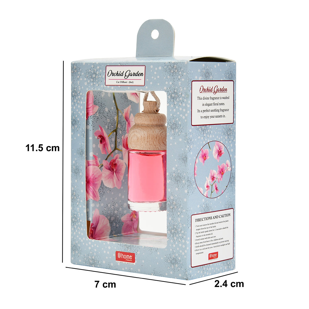 Orchid Garden 8 ml Car Diffuser Spray (Pink)