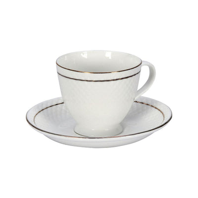 Brass Tea Cup And Saucer Set 110 Ml Home Kitchen Dining Showpiece