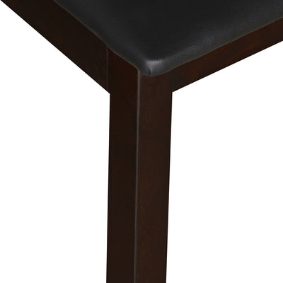 Ridge Dining Chair (Dark Cappucino)