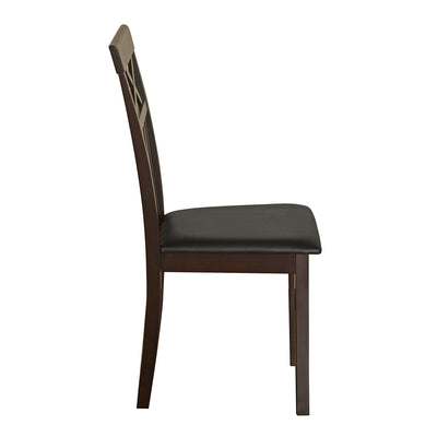 Ridge Dining Chair (Dark Cappucino)