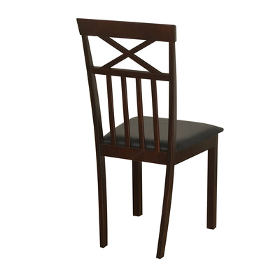 Ridge Dining Chair (Dark Cappucino)