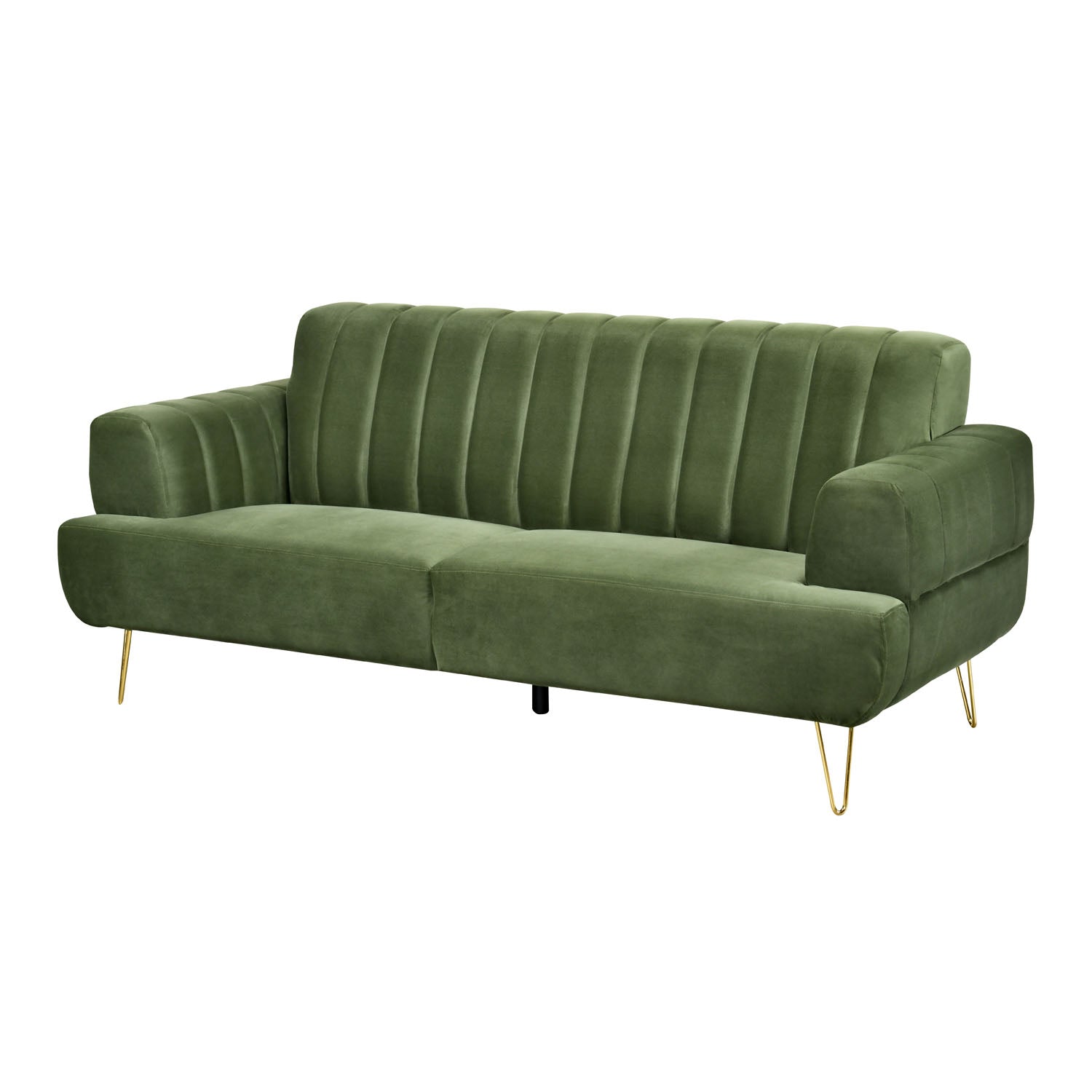 Buy Somerville 3 Seater Sofa (Olive Green)Online- At Home by Nilkamal